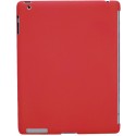 Carcasa trasera Mooster iPad 2 soft touch rojo