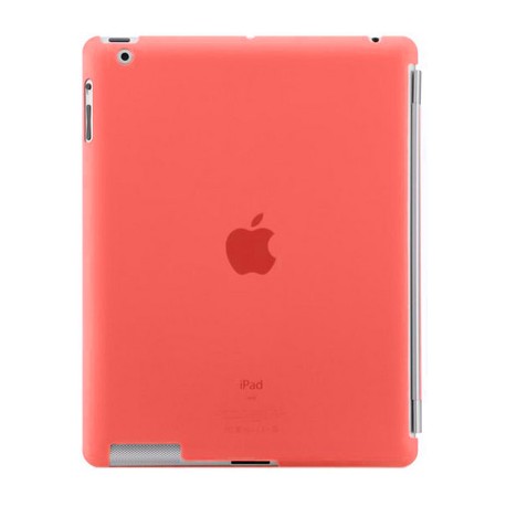 Carcasa trasera Mooster iPad 2 transparente rojo