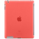 Carcasa trasera Mooster iPad 2 transparente rojo