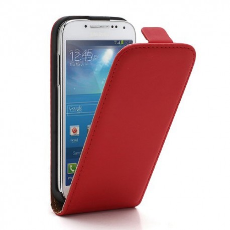 Funda Samsung Galaxy S4 mini I9190  slim con tapa roja
