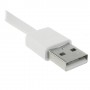 Cable cargador multifuncion 4 en 1 USB micro USB iPhone 5S / 4S Samsung S5 blanco
