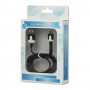 Cable cargador USB  con conector Micro USB extraplano negro