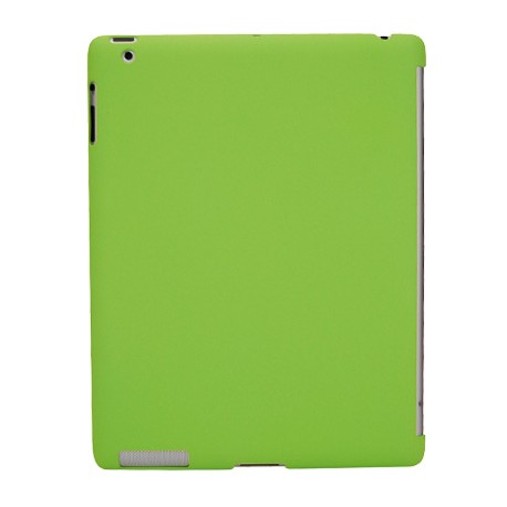 Carcasa trasera Mooster iPad 2 soft touch verde