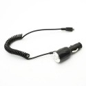 Cargador de mechero  micro USB negro