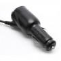 Cargador de mechero  micro USB negro