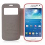 Funda tipo libro con ventana Samsung Galaxy S4 mini I9190 rosa