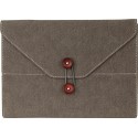 Funda Mooster trasera textil iPad2 marron