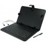 Funda tablet 3Go para tablet 9,7" negra con teclado USB