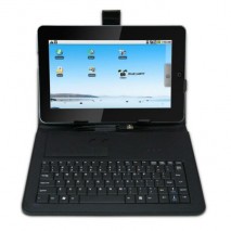 Funda con teclado tablet 10" KBF-TAB-10 c/lapiz tactil y adaptador USb micro USB