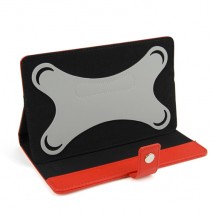 Funda universal Mooster  para tablet hasta 7 pulgadas con ajuste elastico  MBp68  roja