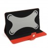 Funda universal Mooster  para tablet hasta 7 pulgadas con ajuste elastico  MBp68  roja