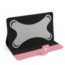 Funda universal Mooster compatible con tablets de 7" color rosa