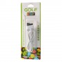 Cable cargador USB con conector iPhone 4 / 4s / iPad 2 / iPod touch 4 / iPod nano 6 blanco