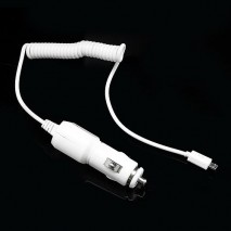 Cargador de Mechero Micro USB Blanco