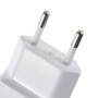 Cargador de red USB 5 v, 2 A con cable micro USB blanco