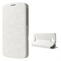 Funda tipo libro Alcatel one touch pop C7 OT-7040 blanca