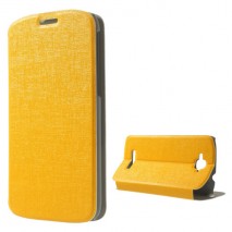 Funda tipo libro Alcatel One Touch Pop C7 OT-7040 amarilla