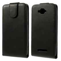 Funda piel Alcatel One Touch Pop C7 OT-7040 negra
