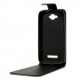 Funda piel Alcatel One Touch Pop C7 OT-7040 negra