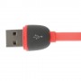 Cable cargador 2 en 1 micro USB y conector Lightning rosa