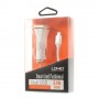 Cargador de mechero  micro USB 2,1A blanco