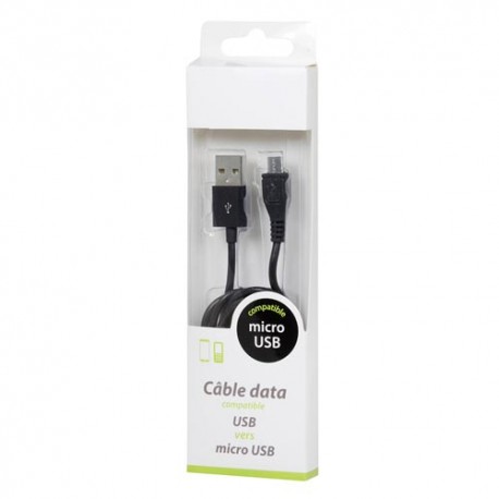 Cable datos cargador conector micro usb Moxie