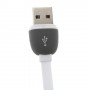 Cable cargador 2 en 1 micro USB y conector Lightning blanco