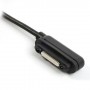 Cable cargador magnético USB para Sony Xperia Z1 / Z Ultra / Z2 / Z3 negro