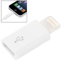 Adaptador de Micro USB para conector de 8 pins lightning de Apple, Transferencia de datos y carga,