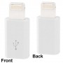 Adaptador de Micro USB para conector de 8 pins lightning de Apple, Transferencia de datos y carga,