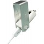 Cargador de mechero USB blanco + cable mfi Apple 5V/1A  para Iphone 3 y Iphone 4s