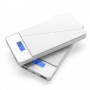 Power Bank 10000 mAh 2 USB con lcd blanco