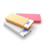 Power Bank 10000 mAh 2 USB con lcd rosa