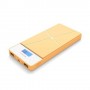 Power Bank 10000 mAh 2 USB con lcd amarillo