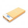 Power Bank 10000 mAh 2 USB con lcd amarillo