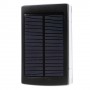 Power Bank Solar 5000 mAh 3 modos de luz led negro