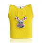Power Bank forma de camiseta 6000 mAh amarillo