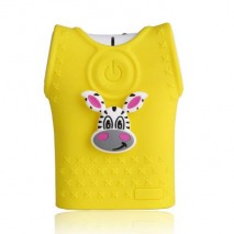 Power Bank forma de camiseta 6000 mAh amarillo