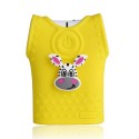 Power Bank forma de camiseta 6000 mAh amarillo