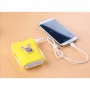 Power Bank forma de camiseta 6000 mAh amarillo
