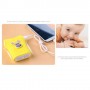 Power Bank forma de camiseta 6000 mAh amarillo