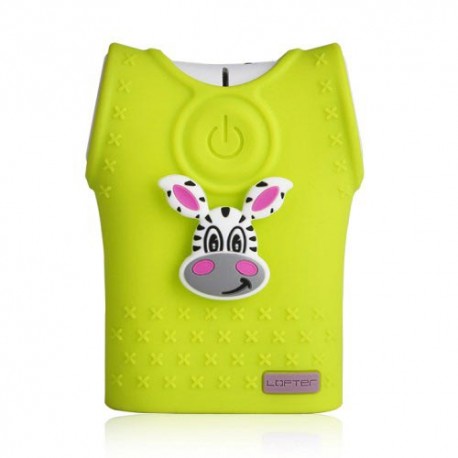 Power Bank forma de camiseta 6000 mAh verde