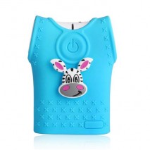 Power Bank forma de camiseta 6000 mAh azul
