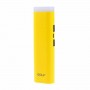 Power Bank 7800 mAh Golf  con linterna color amarillo