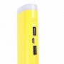 Power Bank 7800 mAh Golf  con linterna color amarillo