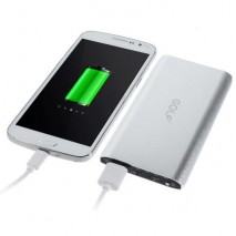 Power Bank 6800 mAh Golf  aluminio color plata