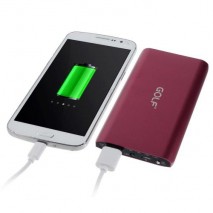 Power Bank 6800 mAh Golf  aluminio color rojo