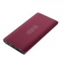 Power Bank 6800 mAh Golf  aluminio color rojo