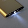 Power Bank 6800 mAh Golf  aluminio color oro