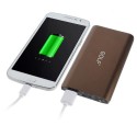 Power Bank 6800 mAh Golf  aluminio color marron